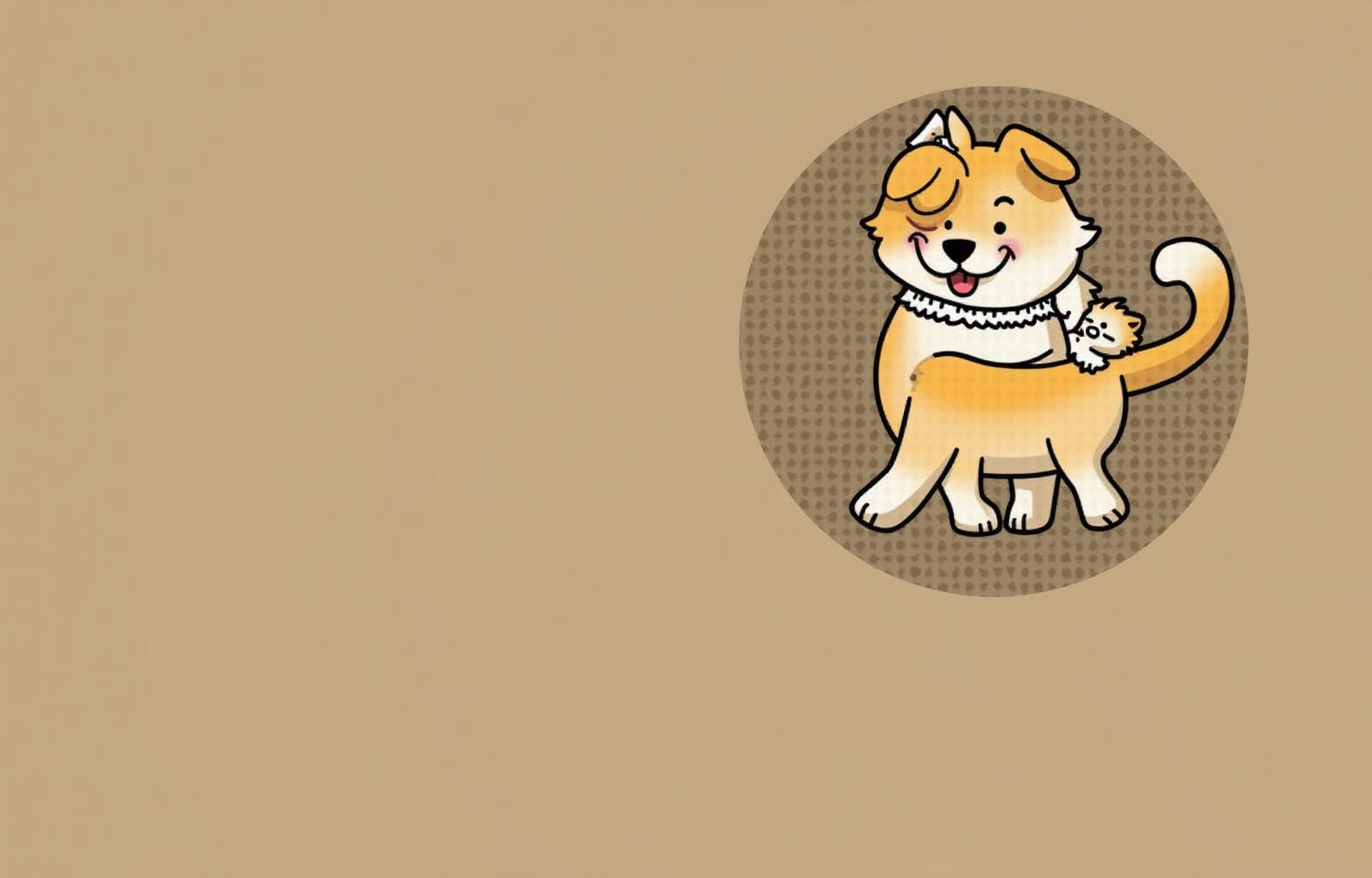 Happy dog and cat in a pet hotel setting