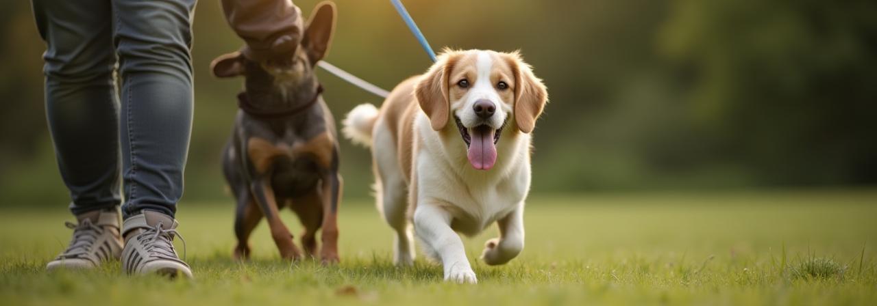 Dog training session at Aussie Paws Hotel